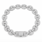 S925 Moissanite Pig Nose bracelet 18K Gold
