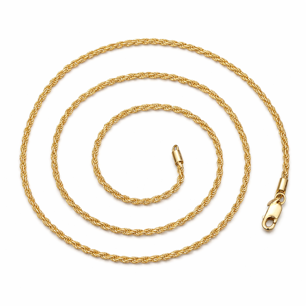 2.5MM Rope Chain Silver