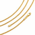 2.5MM Rope Chain Silver