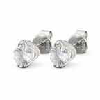 Moissanite Snake Stud Earrings 14K Gold