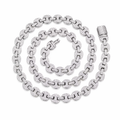 S925 Moissanite Pig Nose Chain 18K Gold