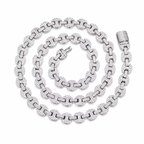 S925 Moissanite Pig Nose Chain 18K Gold
