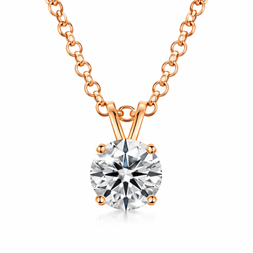 Moissanite Pendant Necklace