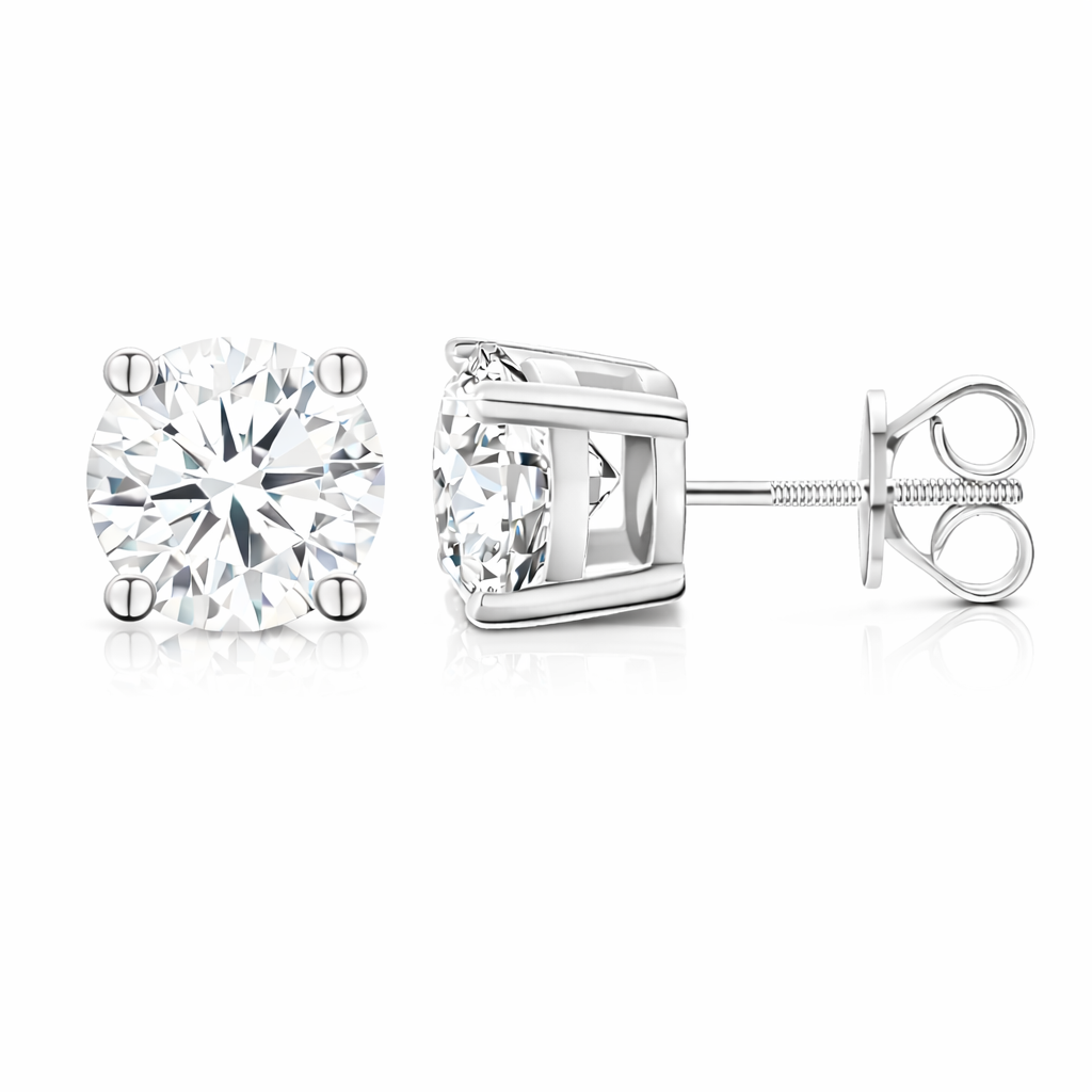 VVS Moissanite Stud Earrings (ALL SIZES)