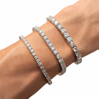 Moissanite Tennis Bracelet 18K Gold (ALL SIZES)