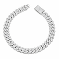 Moissanite Cuban Link Chain 14K Gold (ALL SIZES)