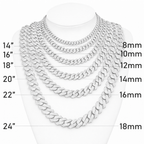 Moissanite Cuban Link Chain 14K Gold (ALL SIZES)
