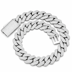 Moissanite Cuban Link Chain 14K Gold (ALL SIZES)