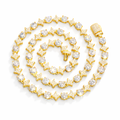 8MM STAR Moissanite Tennis Chain 14K Gold
