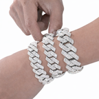 Moissanite Cuban Link Bracelet 14K Gold (ALL SIZES)