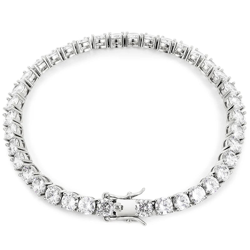 Moissanite Tennis Bracelet 18K Gold (ALL SIZES)
