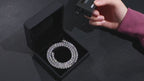 S925 Moissanite Tennis Chain 18K Gold (ALL SIZES)