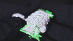 Glowing Fist Dollar Money Bag Pendant