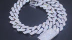 Moissanite Cuban Link Chain 14K Gold (ALL SIZES)